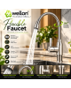Wellon Flexible Faucet for RO Water Purifier | Flexible Gooseneck Drinking Water Tap